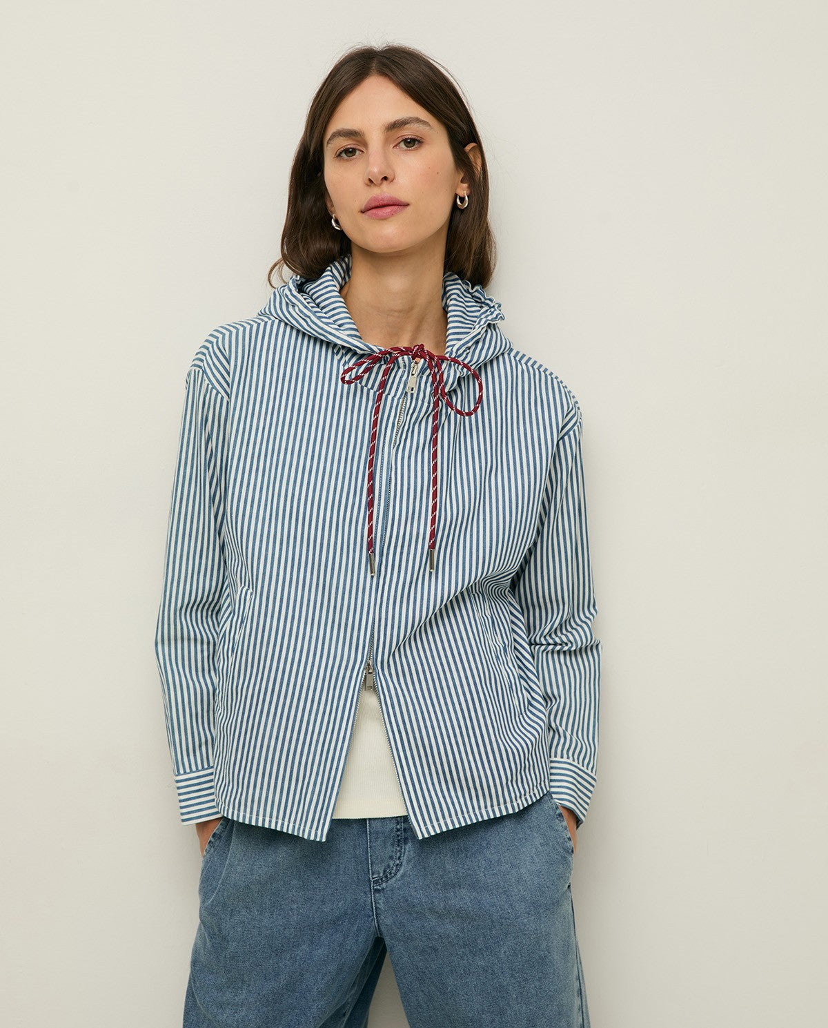 Hooded Jacket - Striped