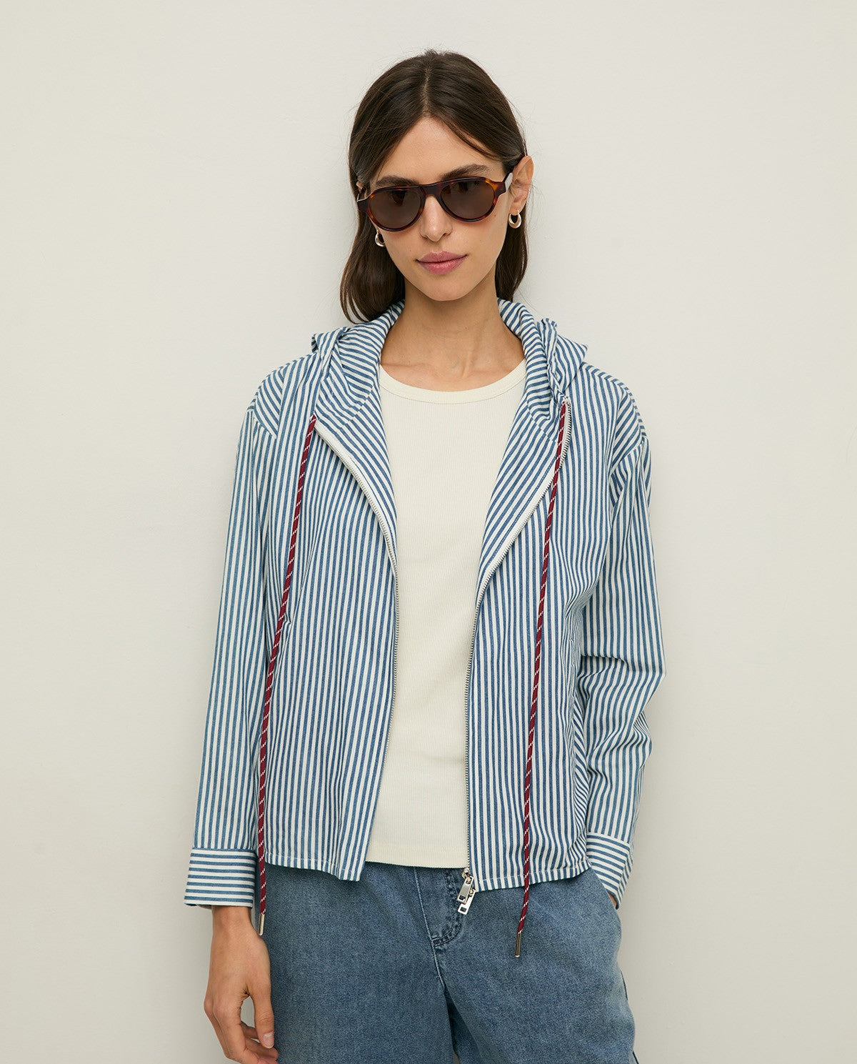 Hooded Jacket - Striped