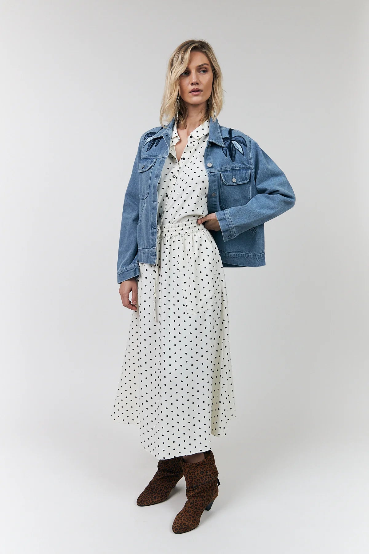 Akane Skirt - Dot Print