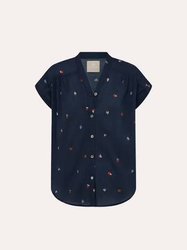 Amelia Shirt - Boat Print