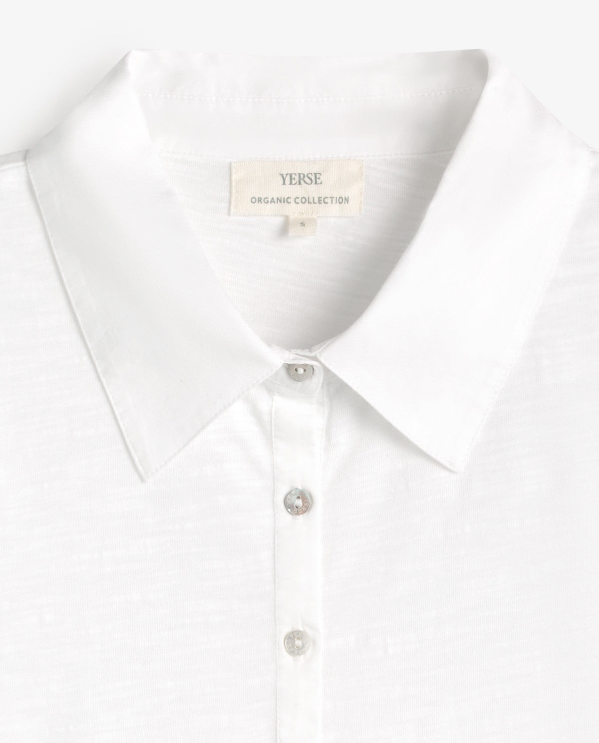 Bi Material T-Shirt - White