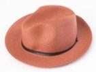 Borsalino Hat - Terracotta