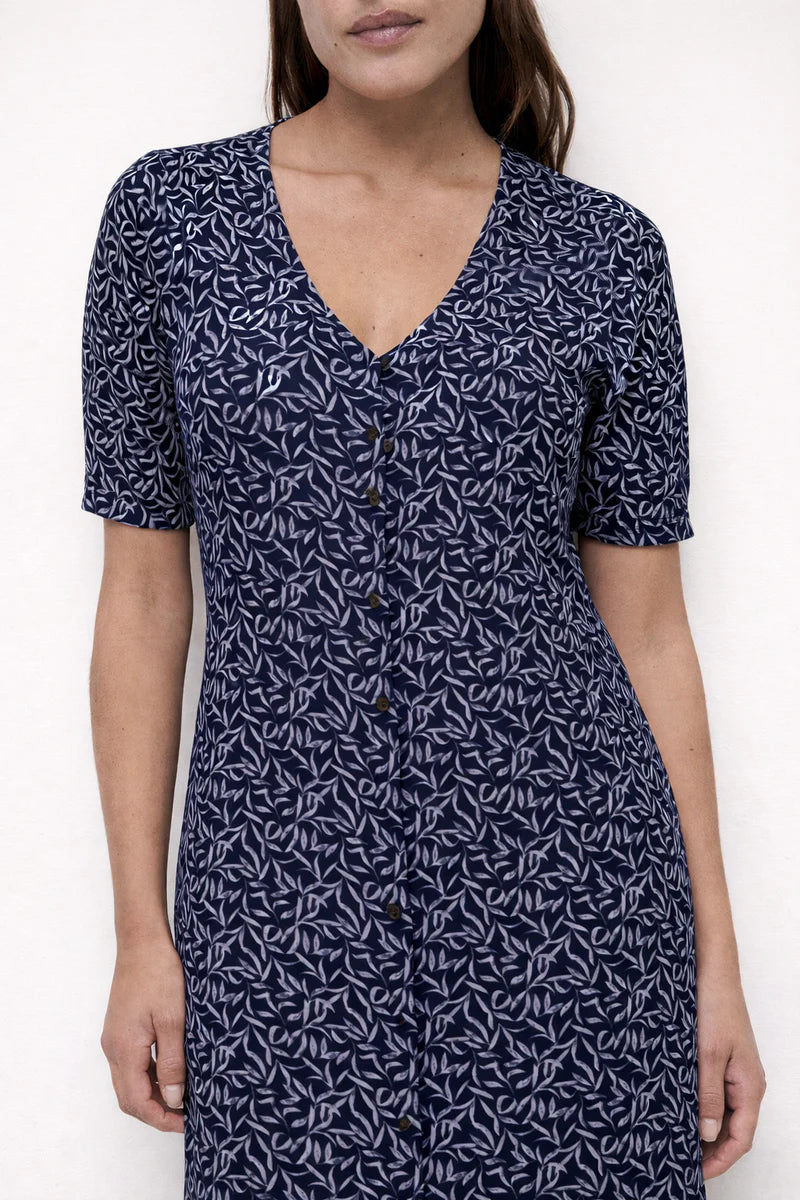 Shirt Dress - Leaves