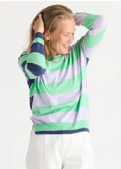Coastal Stripe Knit - Jelly Mint
