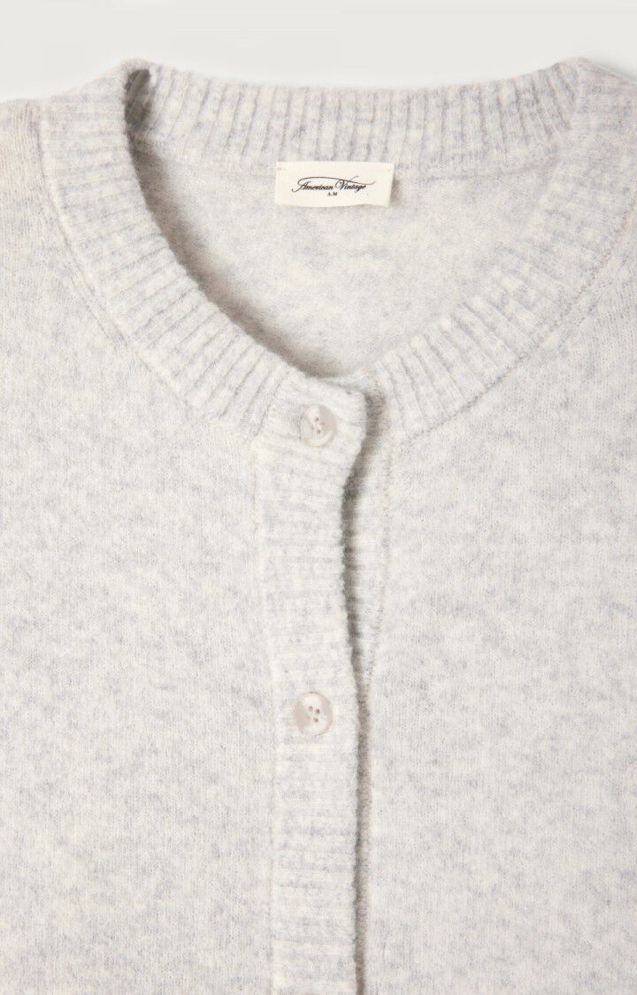 Womens Cardigan Damsville - Heather Grey