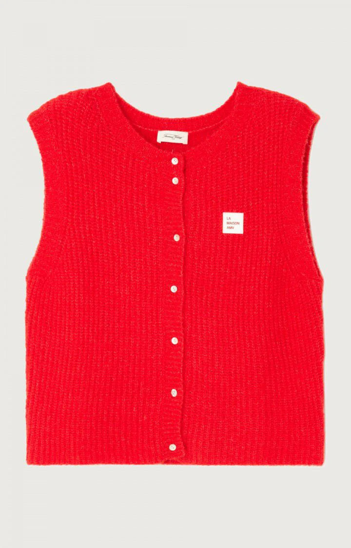 East Knit Vest - Pepper Melange