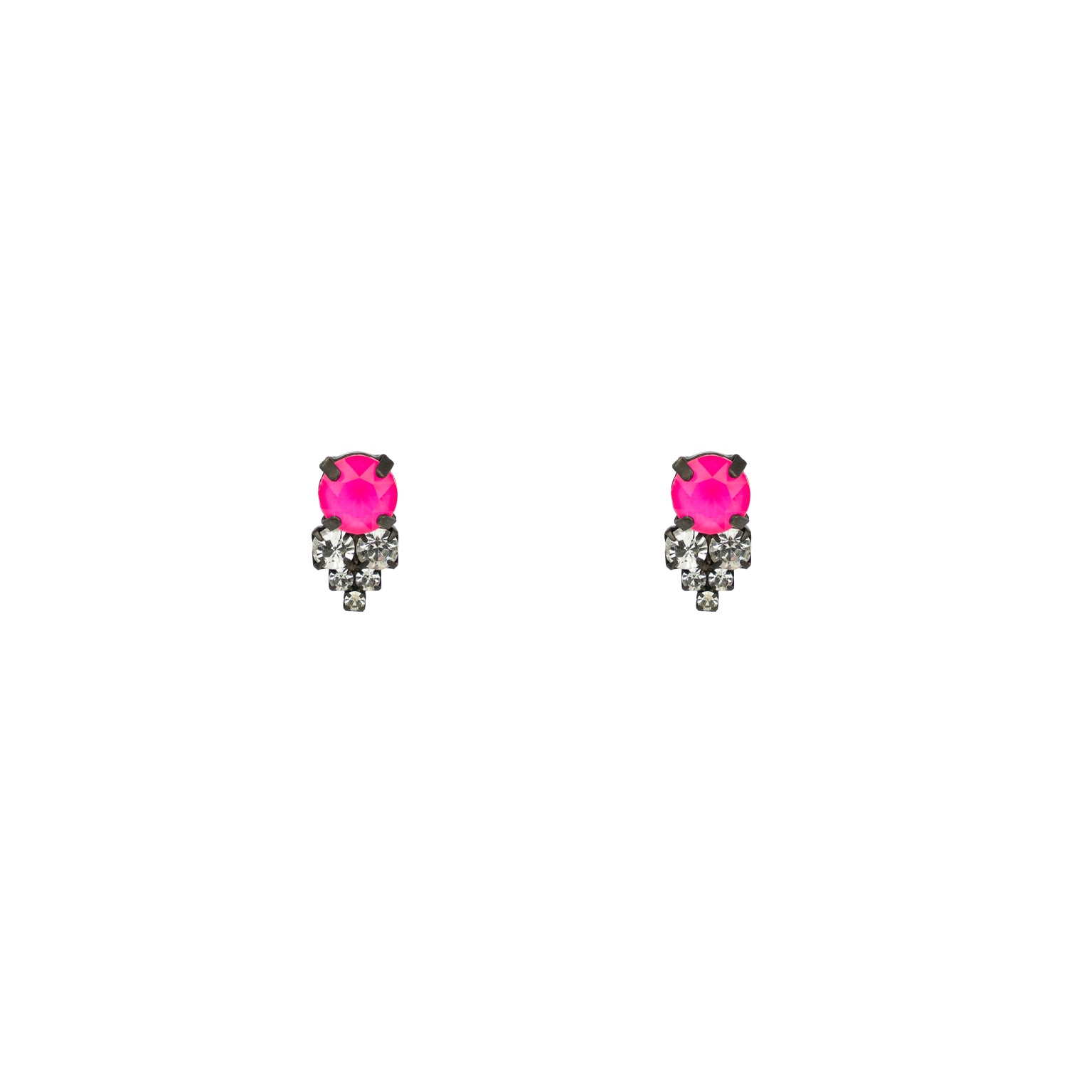 Electra Studs - Electric Pink