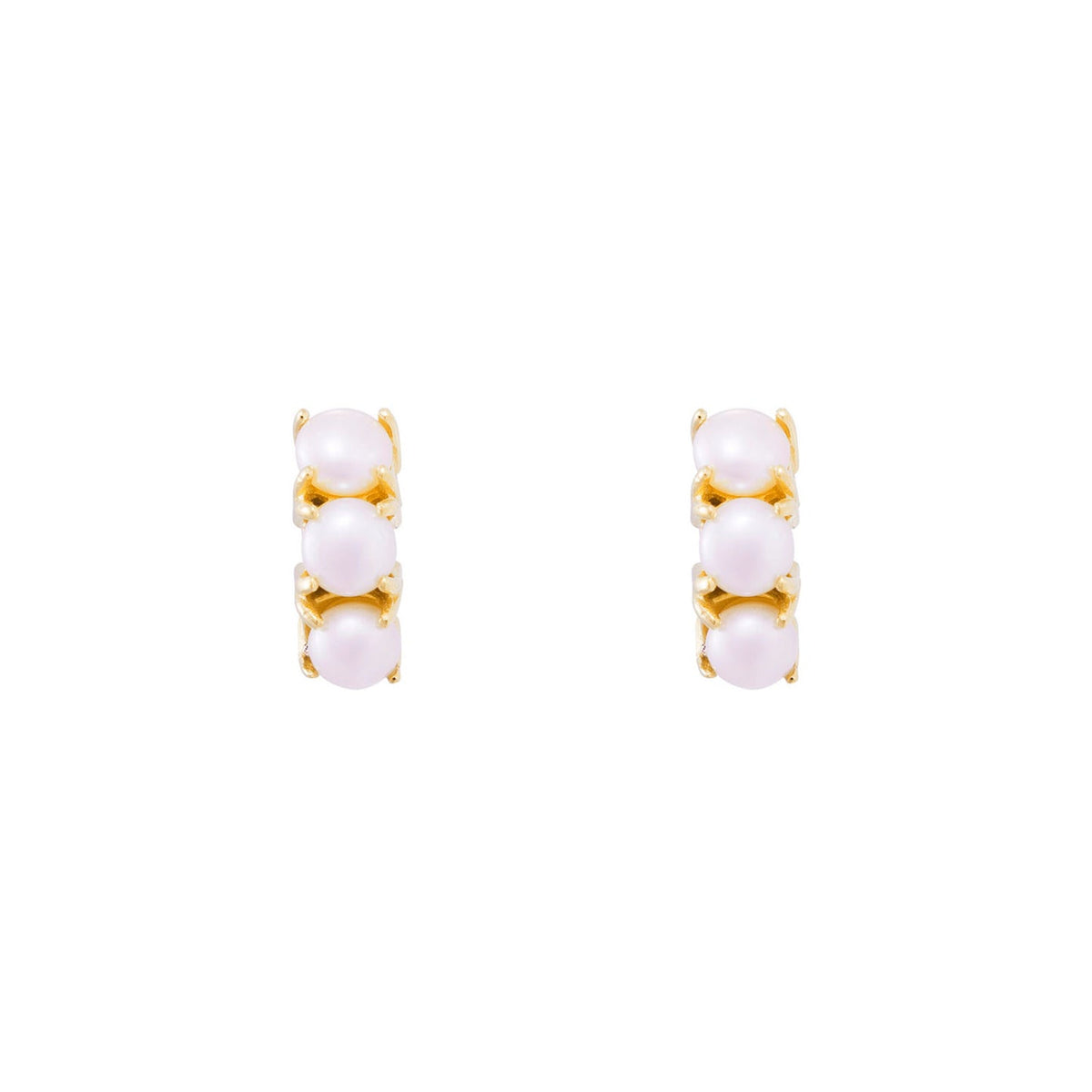 Crystal Pearl Huggies