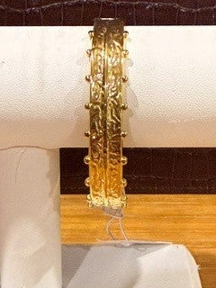 Gold Beaten Bangle
