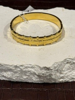 Gold Beaten Bangle