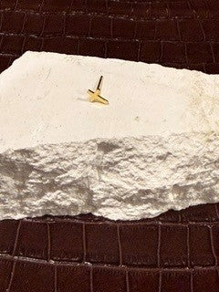 Gold Cross Studs