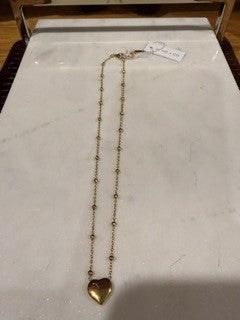 Gold Love Heart Necklace