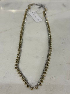 Gold and Silver Ball Necklace