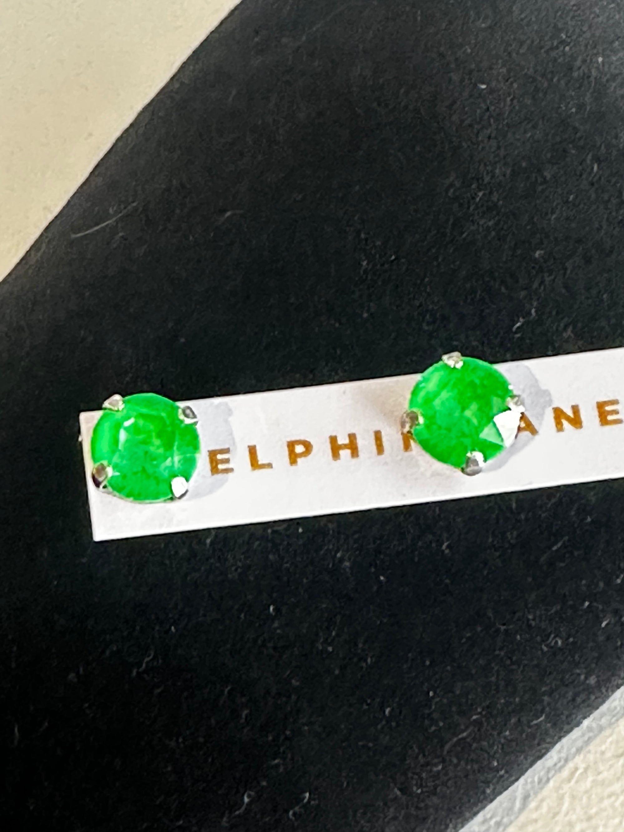 Rock Studs - Electric Green