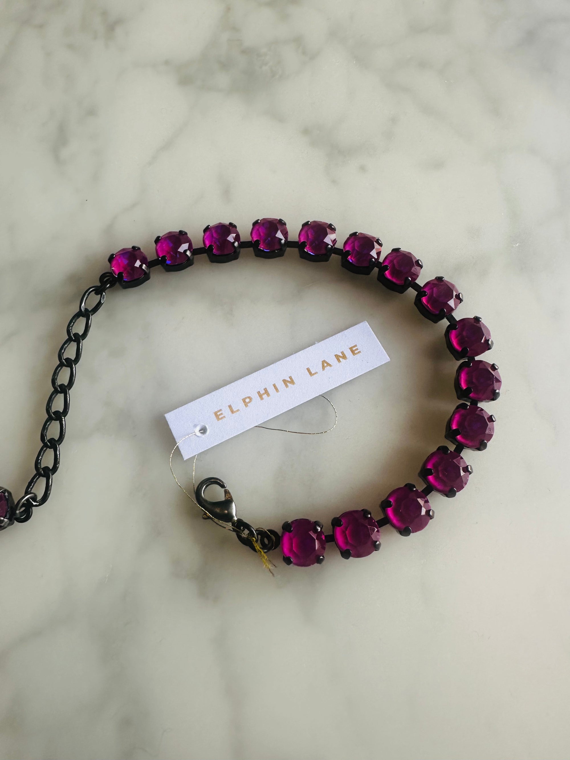 Aurora Rocks Bracelet - Lotus Pink / Black Matte