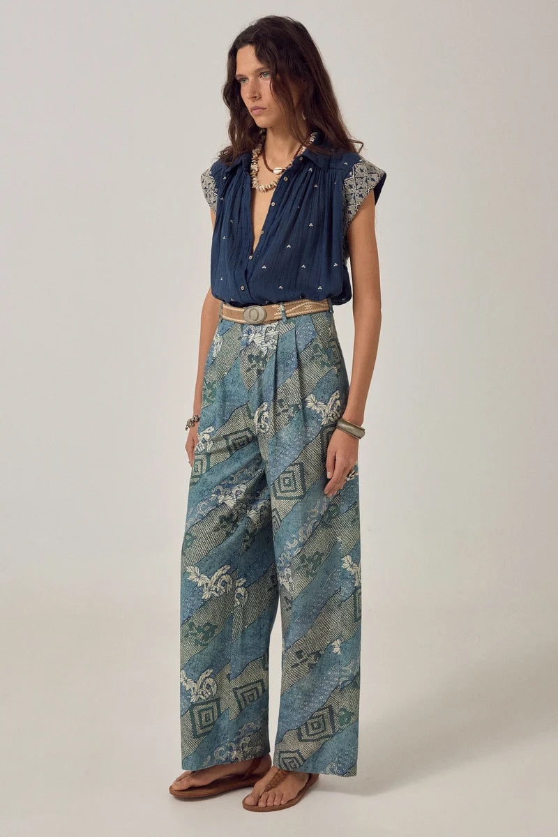 Karina Shirt - Deep River