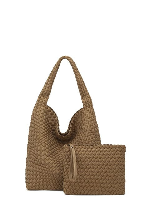 Neoprene Bag Large - Latte