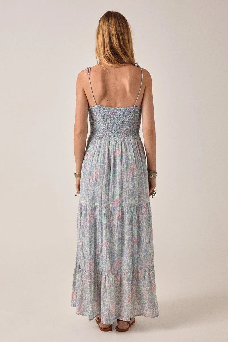 Julie Sleeveless Dress - Cloud Garden