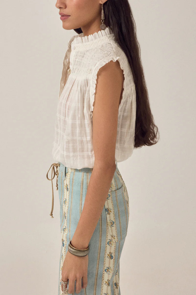 Elvis Sleevesless Blouse - Love Me Tender