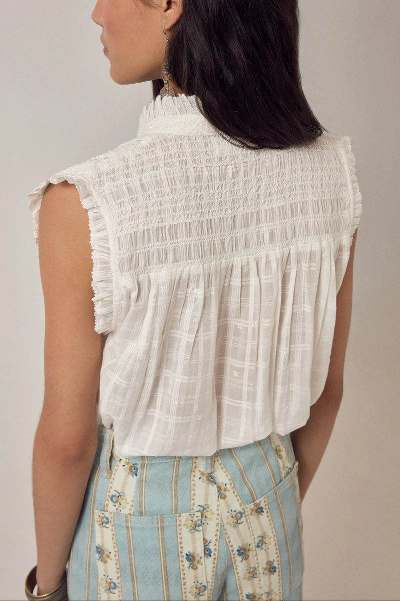 Elvis Sleevesless Blouse - Love Me Tender
