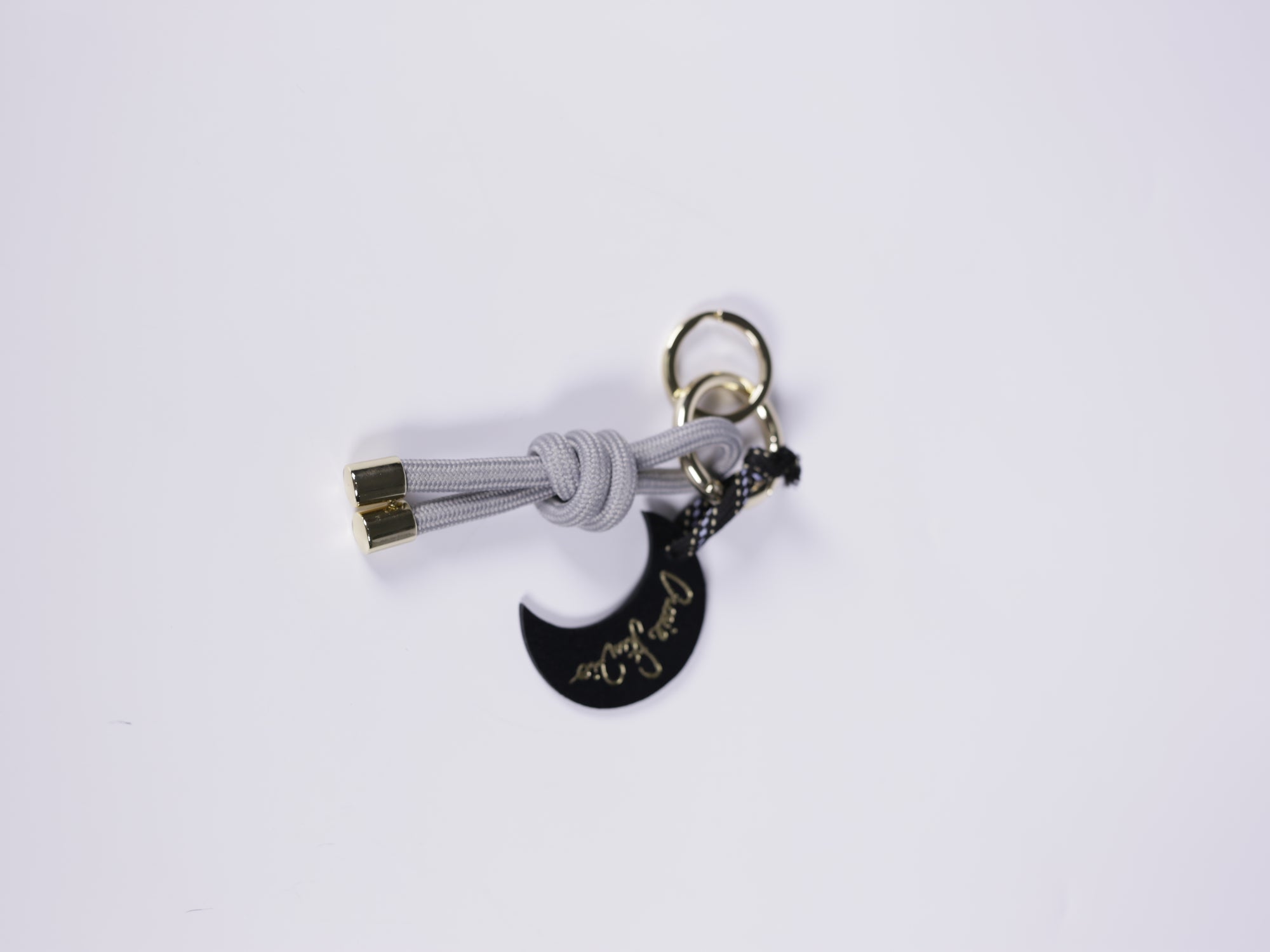 Keyrings / Bag Charms - Light Grey