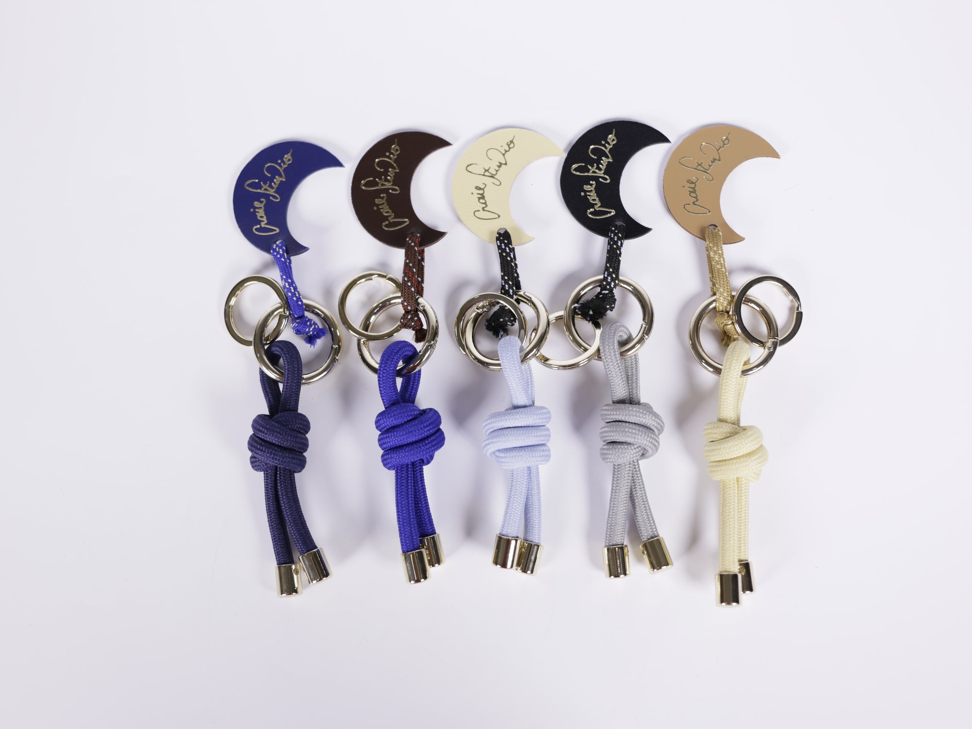 Keyrings / Bag Charms - Cream