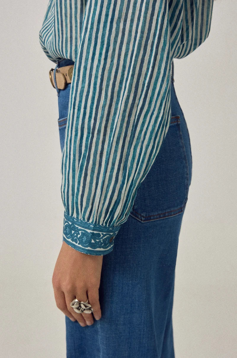 Maria Shirt - Blue Ink