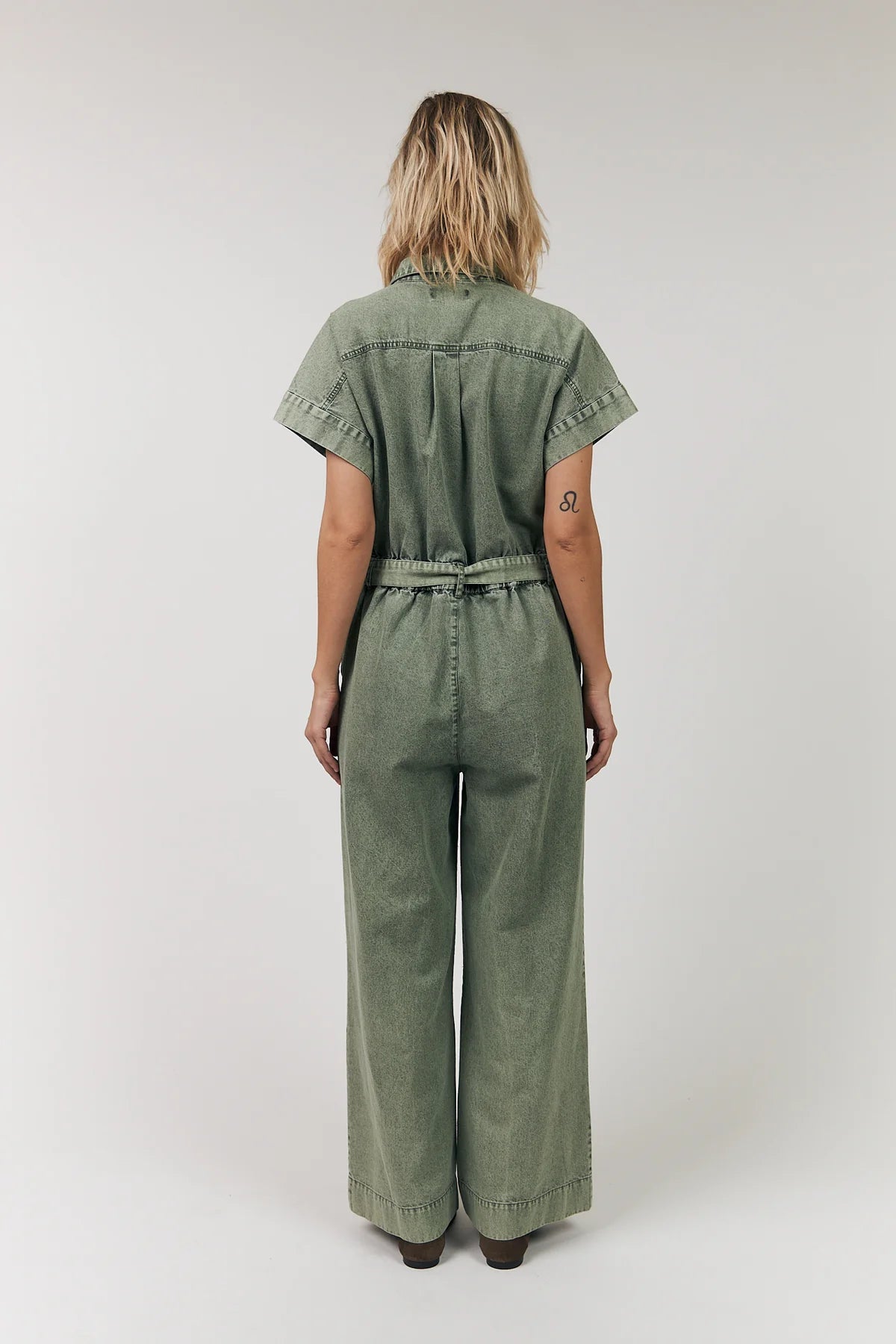 Mathilde Jumpsuit - Dusty Green