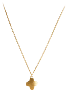 Moroccan Drop Necklace Gold