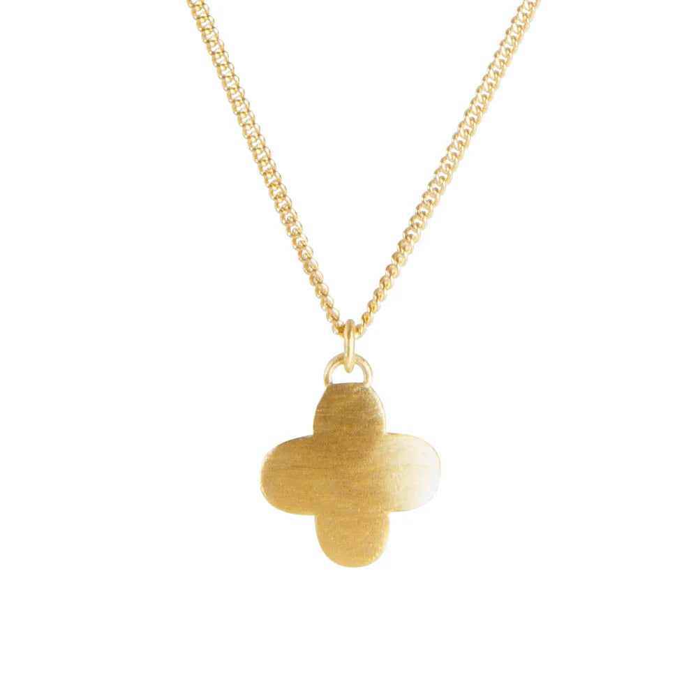 Moroccan Drop Necklace Gold