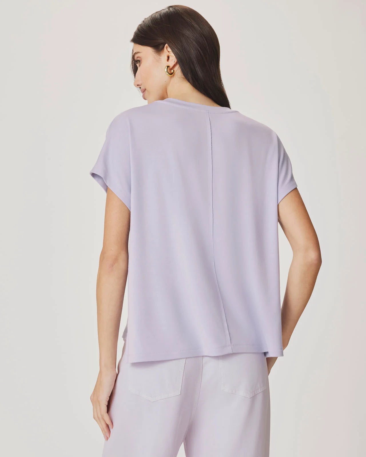 Amaya V Neck Top - Lavender