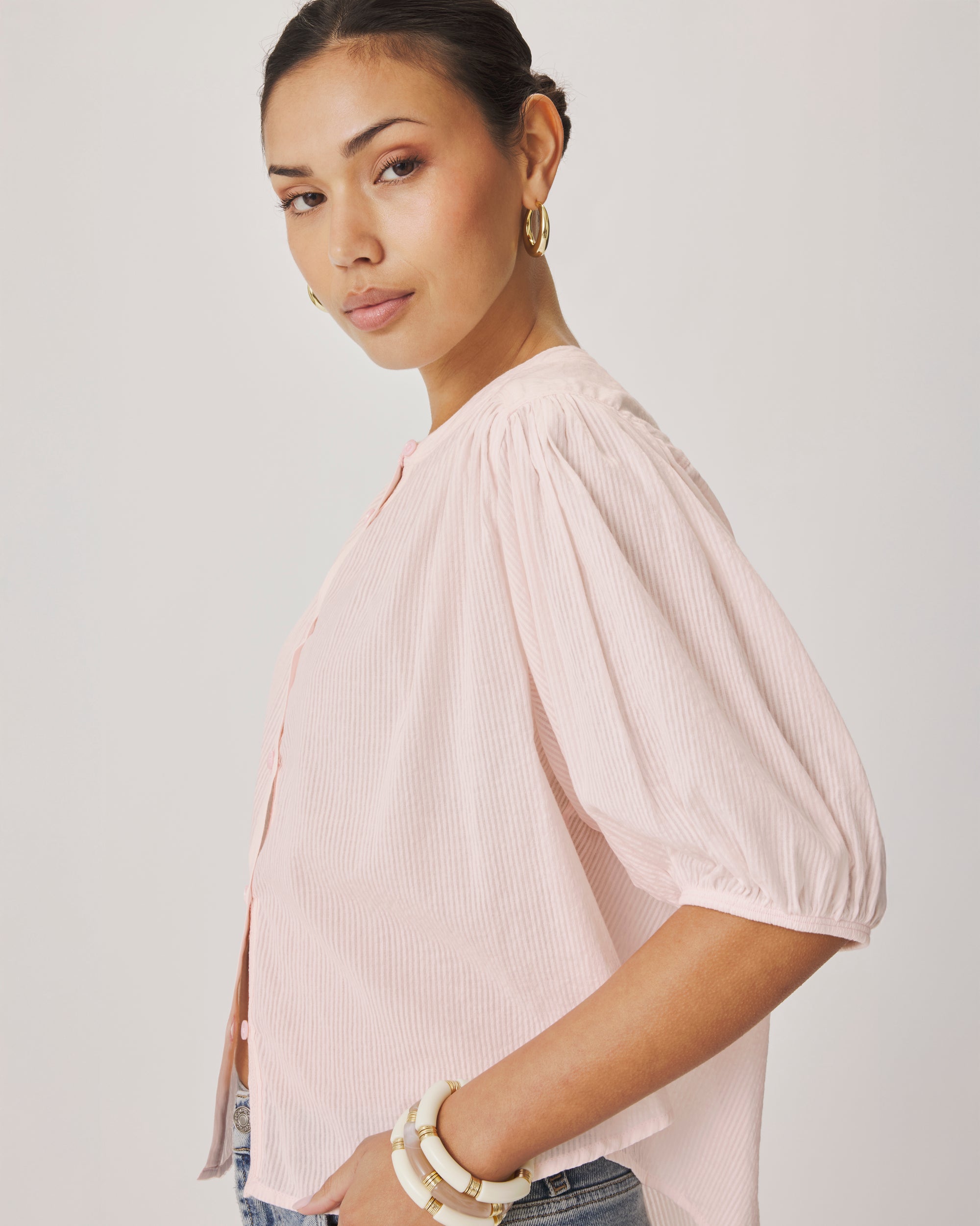 Madelyn Blouse - Rose Petal