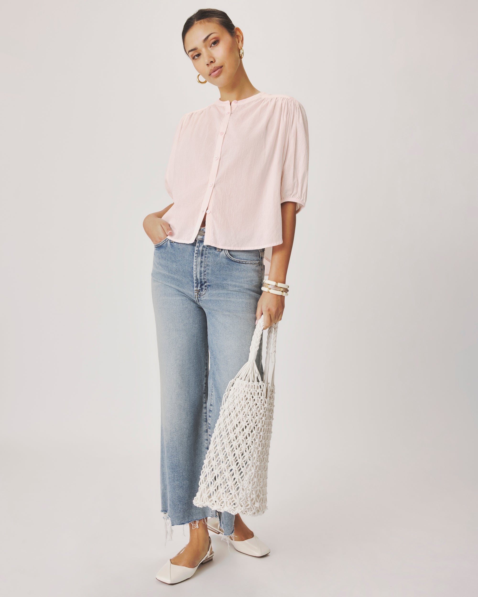 Madelyn Blouse - Rose Petal