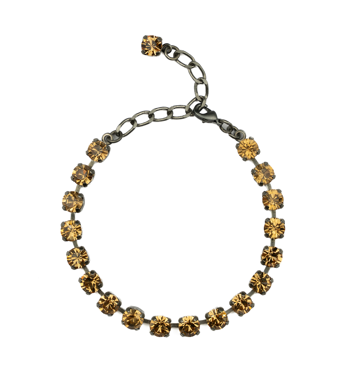 Aurora Mini Rocks Bracelet -Topaz/ Black Matte