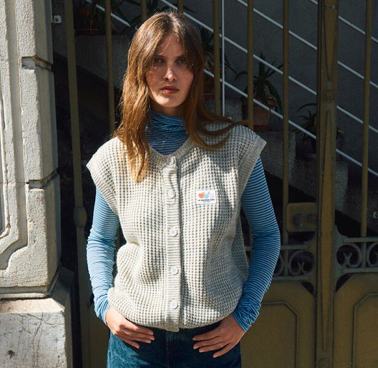 Womens Cardigan Crashway - Mist Melange