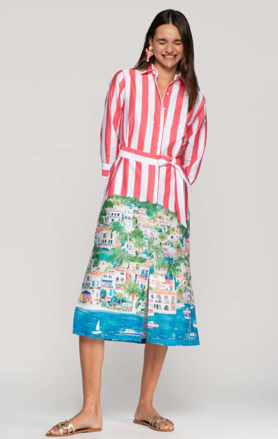 Shirt Dress - Puerto Banus Stripe