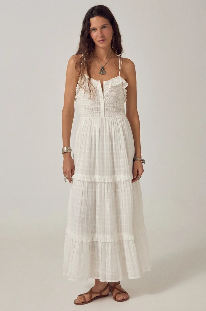 Sienna Sleeveless Dress - Ecru