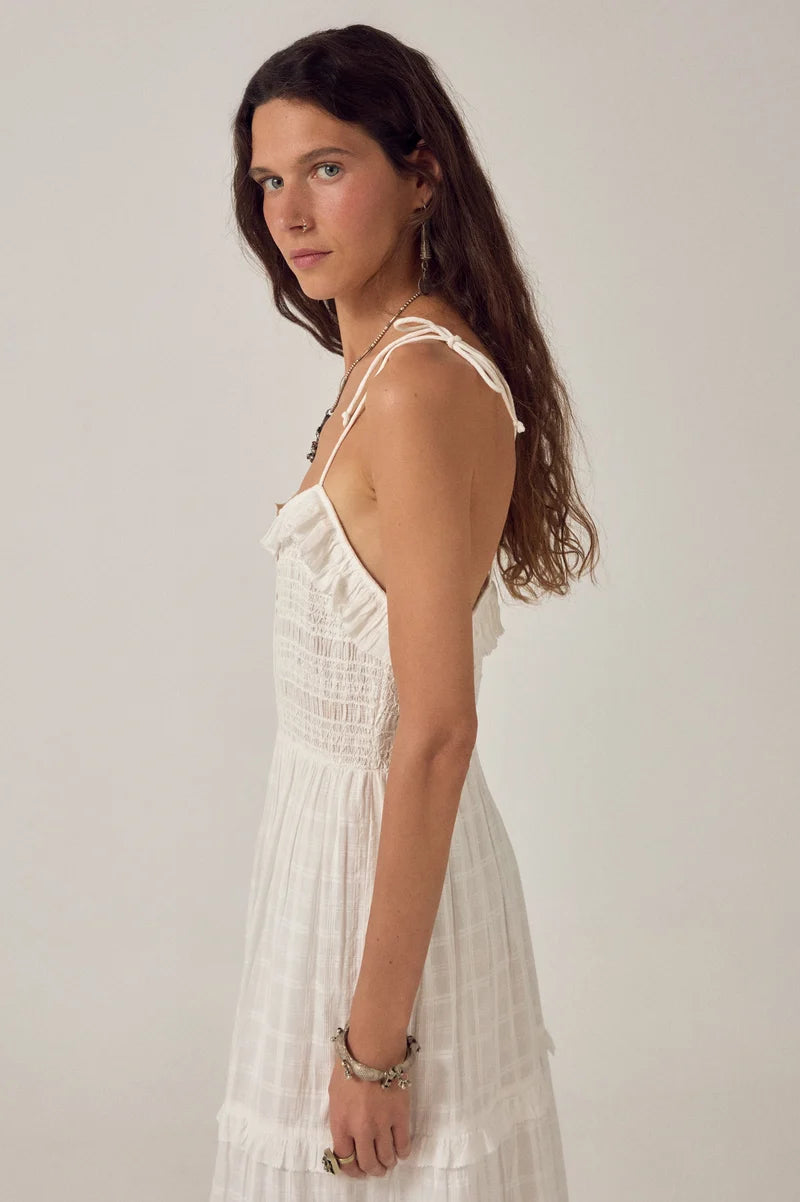 Sienna Sleeveless Dress - Ecru