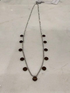 Silver Dot Necklace