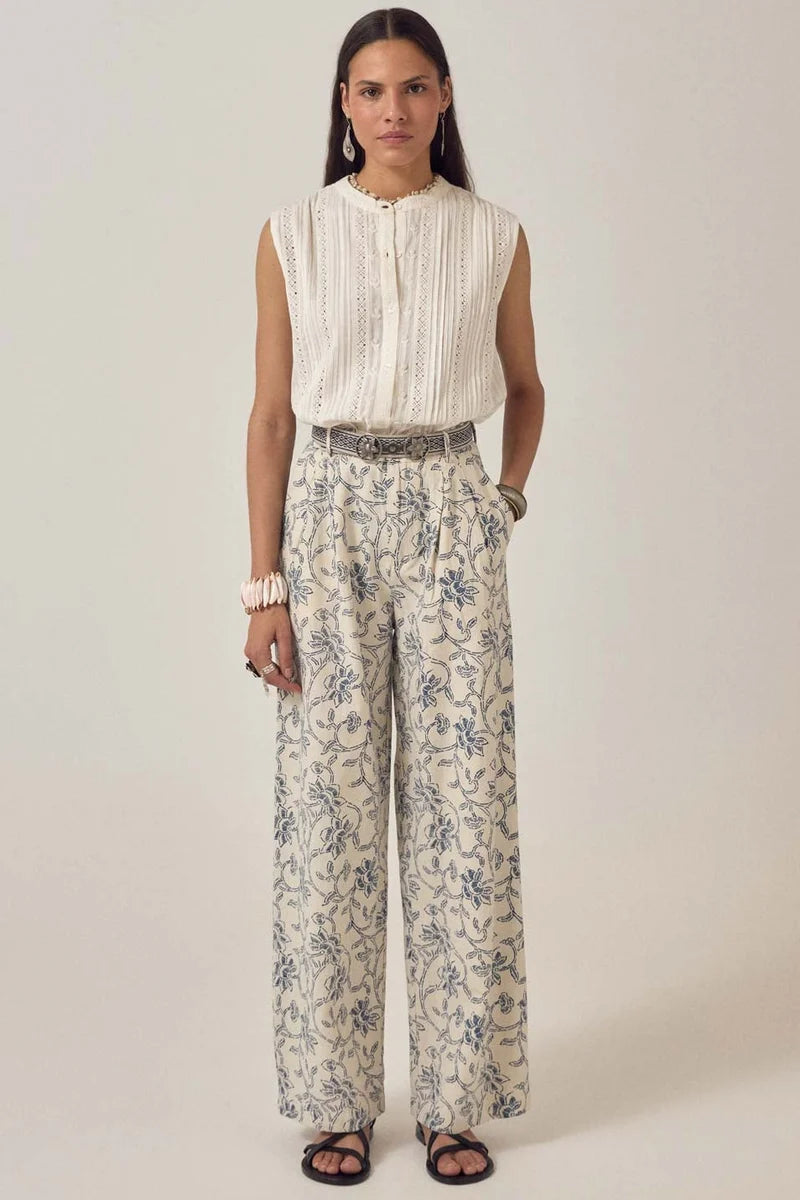 Simone Pant - White Fuji