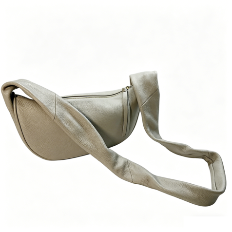 Slouch Cross Body Bag - Sand/Gold