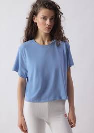 American Vintage Son T-Shirt Blue Melange