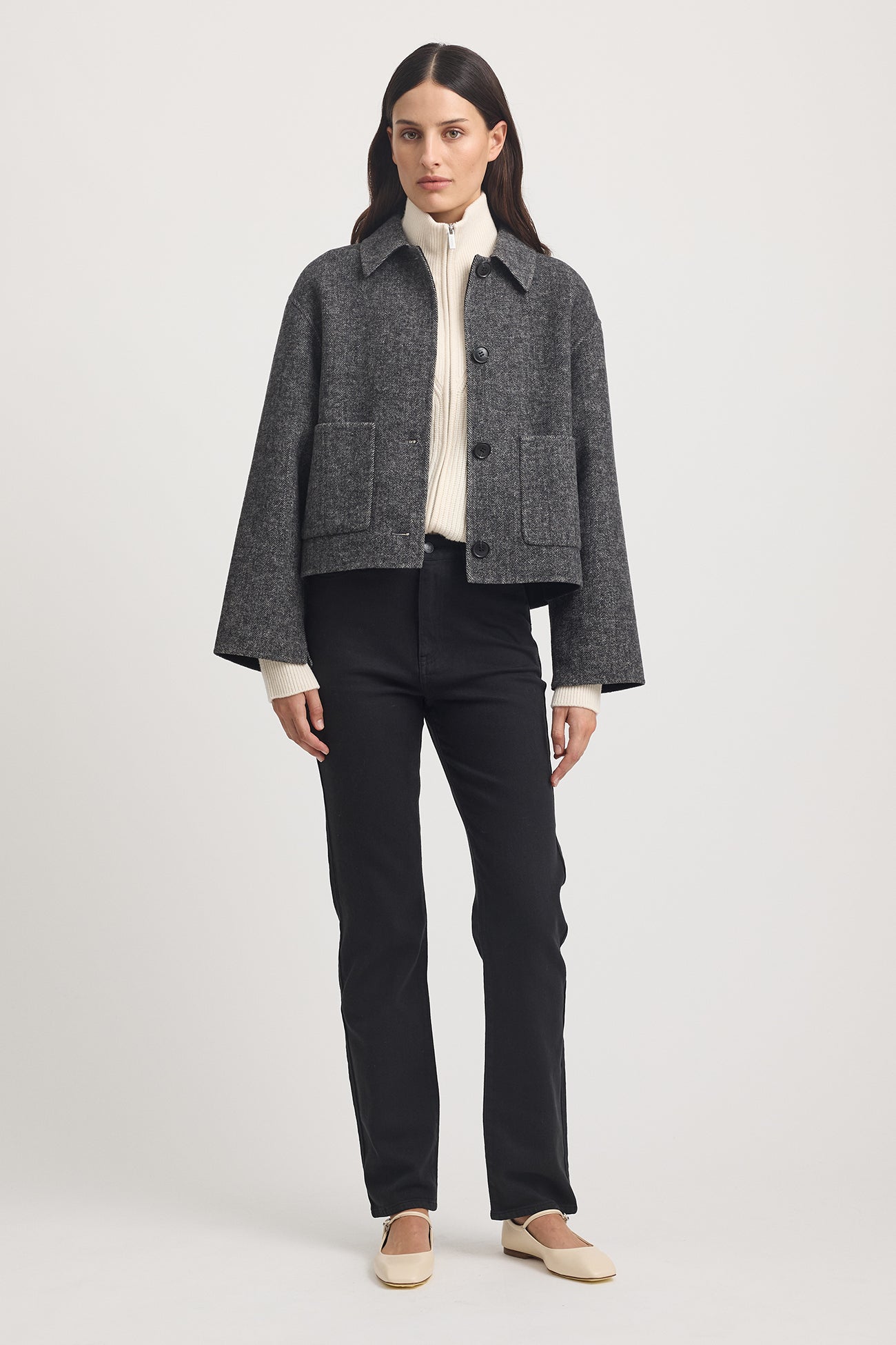 Wool Jacket - Herringbone