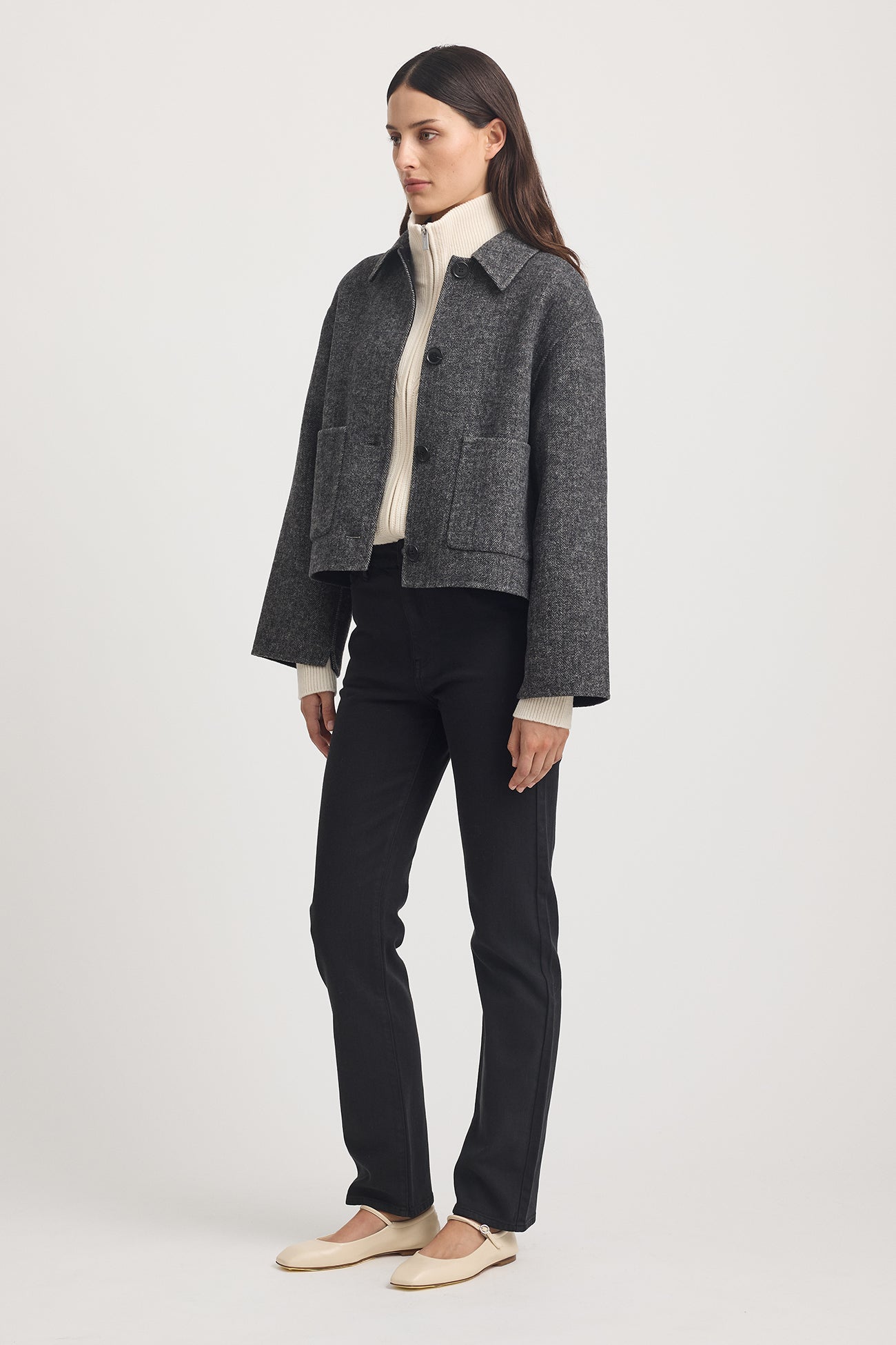 Wool Jacket - Herringbone