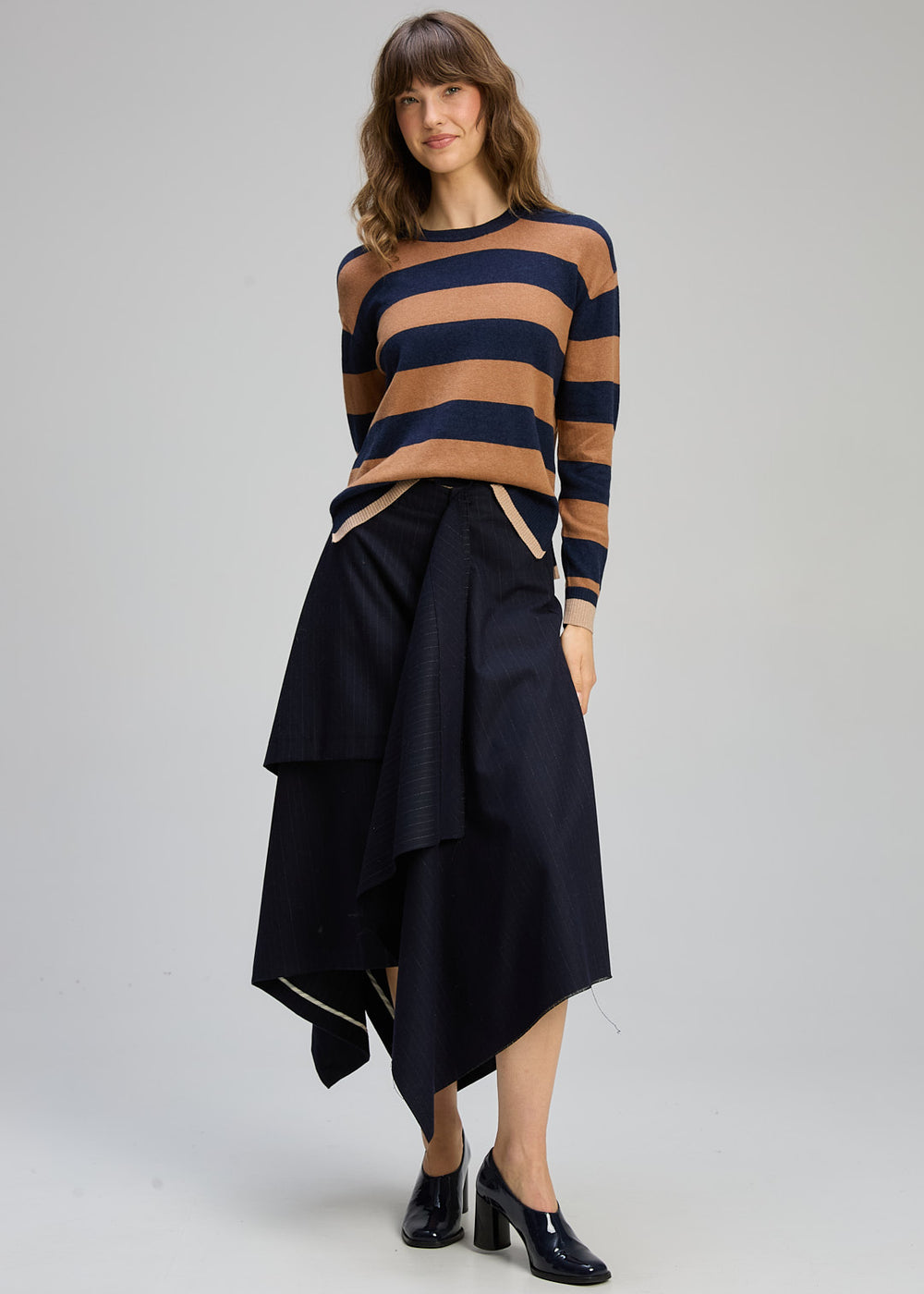 Striped Clash - Dark Denim