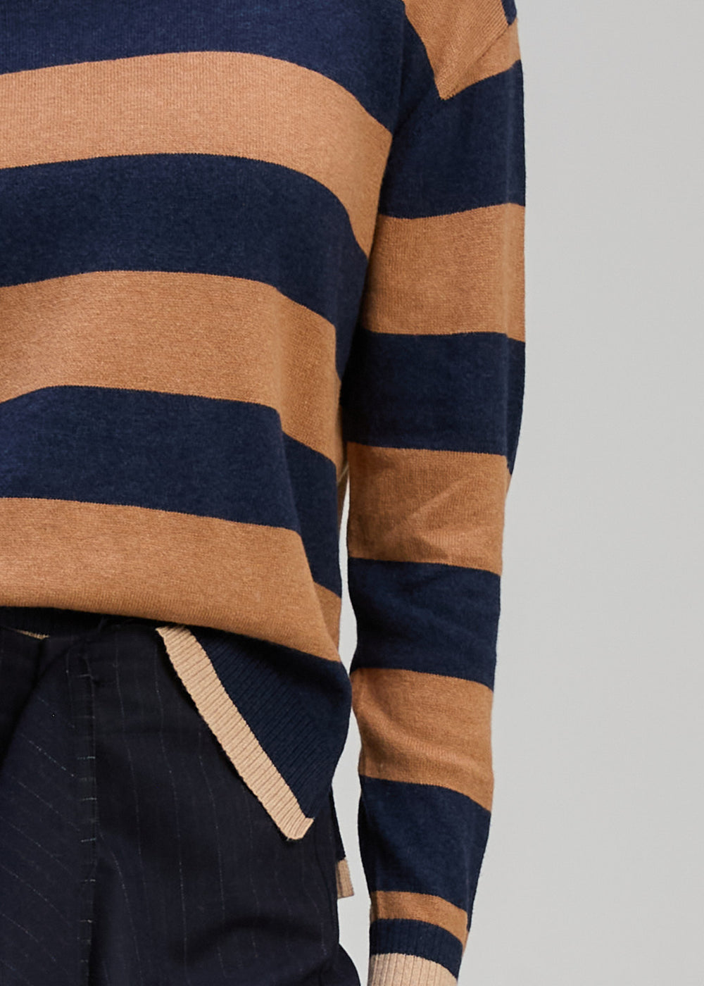 Striped Clash - Dark Denim