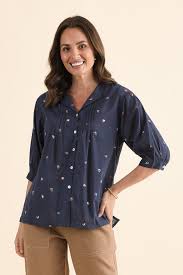 Amelia Shirt - Boat Print