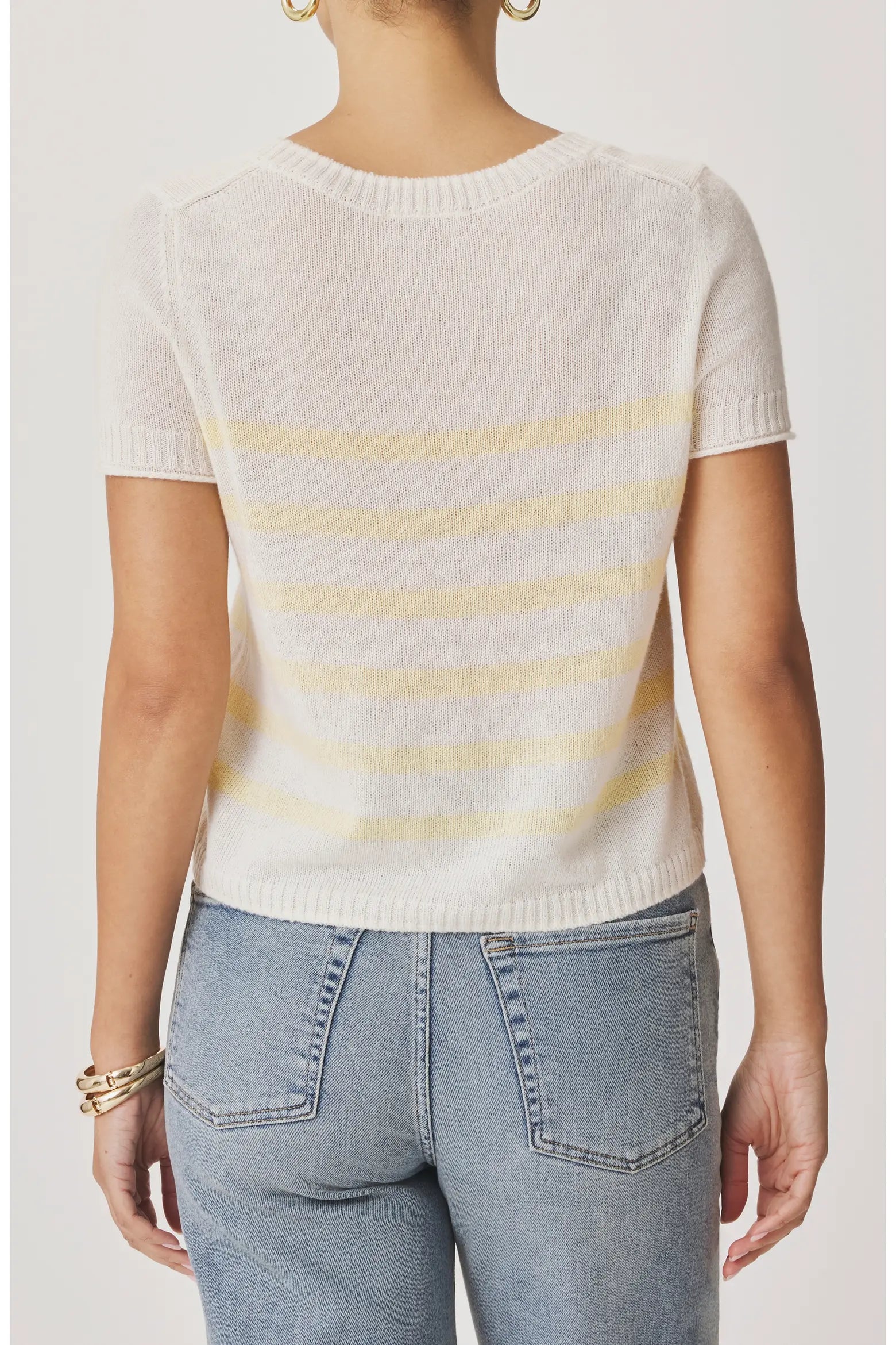 Emerson Striped Sweater - Honeysuckle