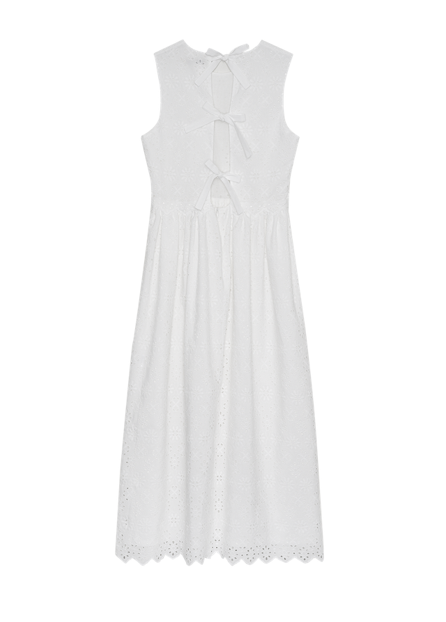 Sakura Womans Long Dress - Pure Cloud