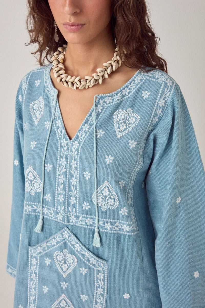 Ganga Tunic - Nomad Blue